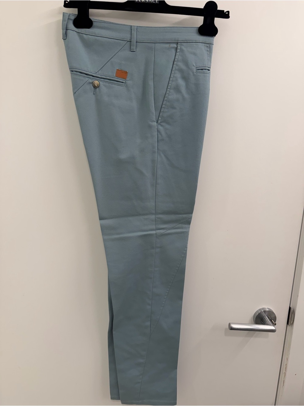 Zara Light Blue Slim Chinos